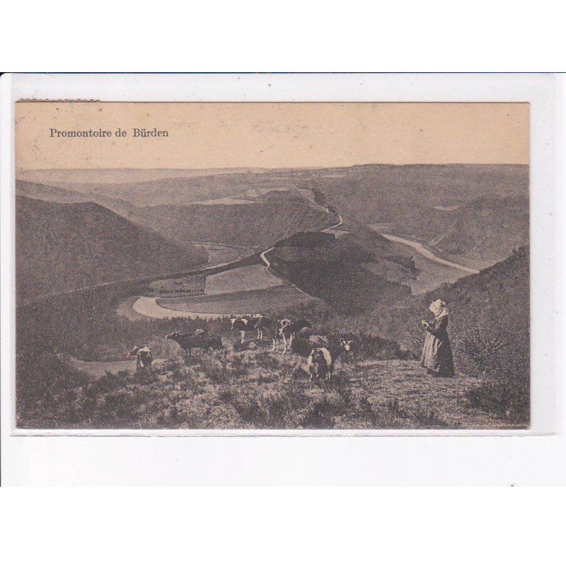 LUXEMBOURG: BÜRDEN: promontoire de bürden - très bon état
