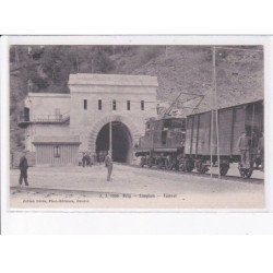 SUISSE: VALAIS: BRIGUE: tunnel, train, simplon - très bon état