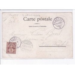 SUISSE: NEUFCHATEL: CHAUMONT: grand hôtel - très bon état