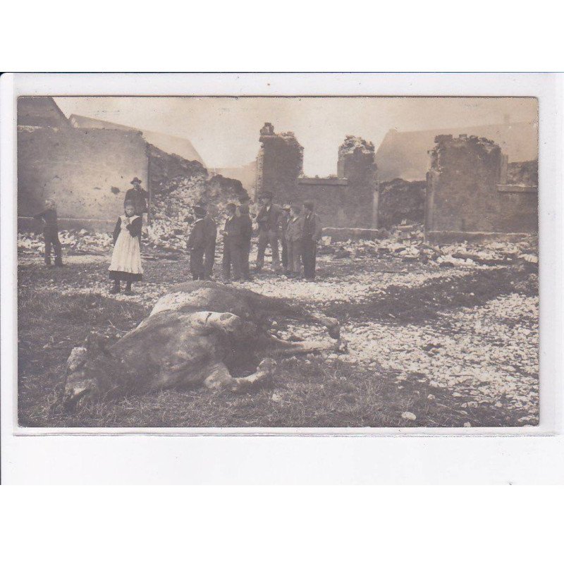 ALLEMAGNE: BADE WURTEMBERG: environs EBINGEN: ferme détruite - très bon état