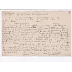 MAROC: MOUL-el-BACHA: légion étrangère, décoration des braves, le soldat Haberthur - très bon état