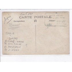SYRIE: DAMAS: char-tank, militaire, pharmacie, singer - état