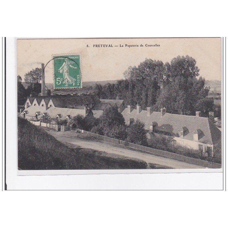 FRETEVAL : la papeterie de courcelles - tres bon etat