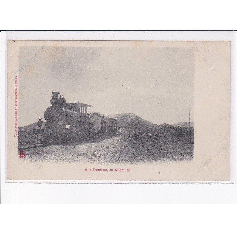 SOMALIE: à la frontière, train, chemin de fer - état