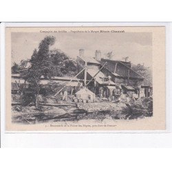 MARTINIQUE: POINTE DES NEGRES: rhummerie, compagnie des antilles, Rhum chauvet - très bon état