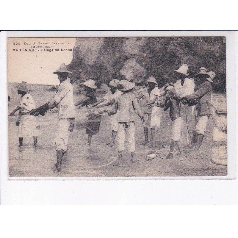 MARTINIQUE: halage de senne - très bon état