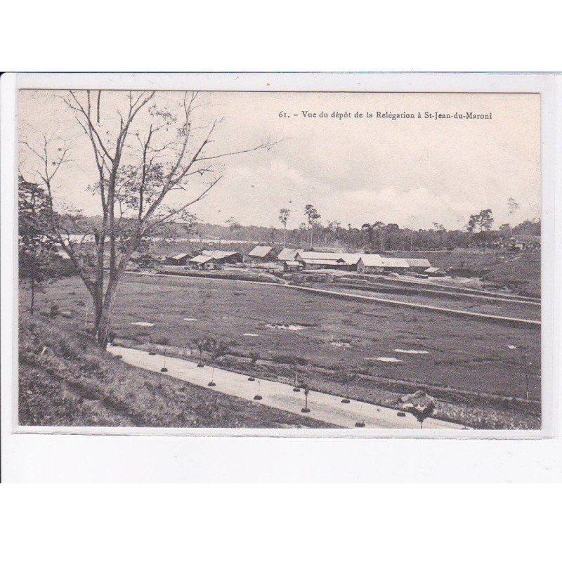 GUYANE: SAINT-JEAN-du-MARONI: vue du dépôt de la relégation - très bon état