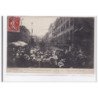 ROANNE : grand concours musical international des 15-16 aout 1908, grand defilé, rue nationale - tres bon etat