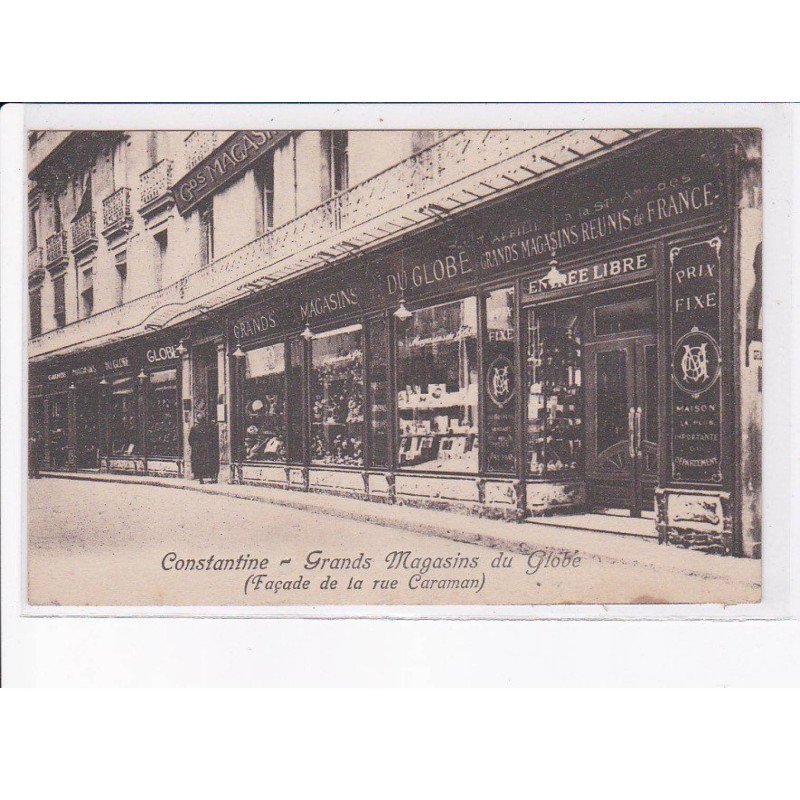 ALGERIE: CONSTANTINE: grands magasins du globe (façade de la rue caraman) - très bon état