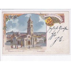 ISRAEL: JERUSALEM: gruss aus jerusalem, 1898 - très bon état