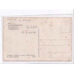 ITALIE: SICILIA: MESSINA: manifesto di rappresentazione cinematografica della sera 27-12, cinéma - état