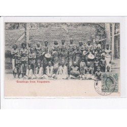 SINGAPOUR: greetings from singapour - état
