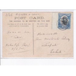 TONGA: dressed for laka-laka, greetings from, envoyée à tahiti - très bon état