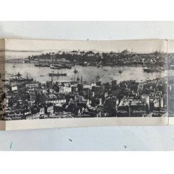 TURQUIE : carte panoramique 6 volets - panorama de Constantinople - très bon état