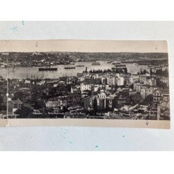 TURQUIE : carte panoramique 6 volets - panorama de Constantinople - très bon état