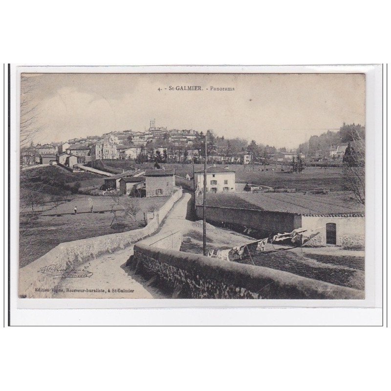 St-GALMIER : panorama - tres bon etat