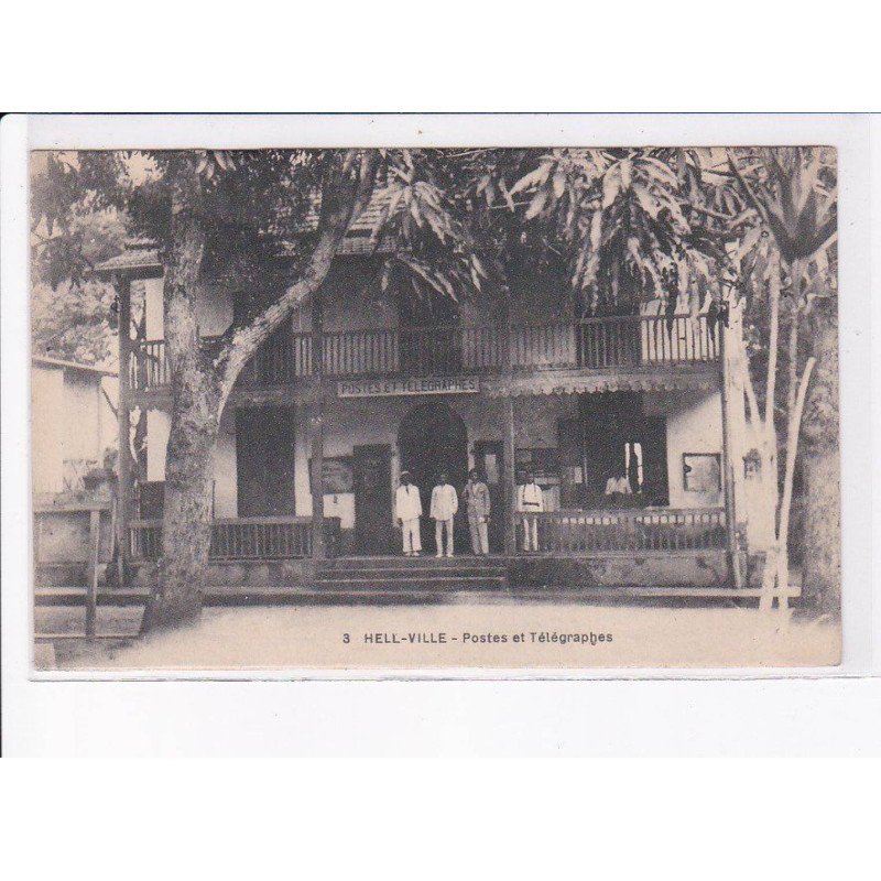 MADAGASCAR: HELL-VILLE: postes et télégraphe - très bon état