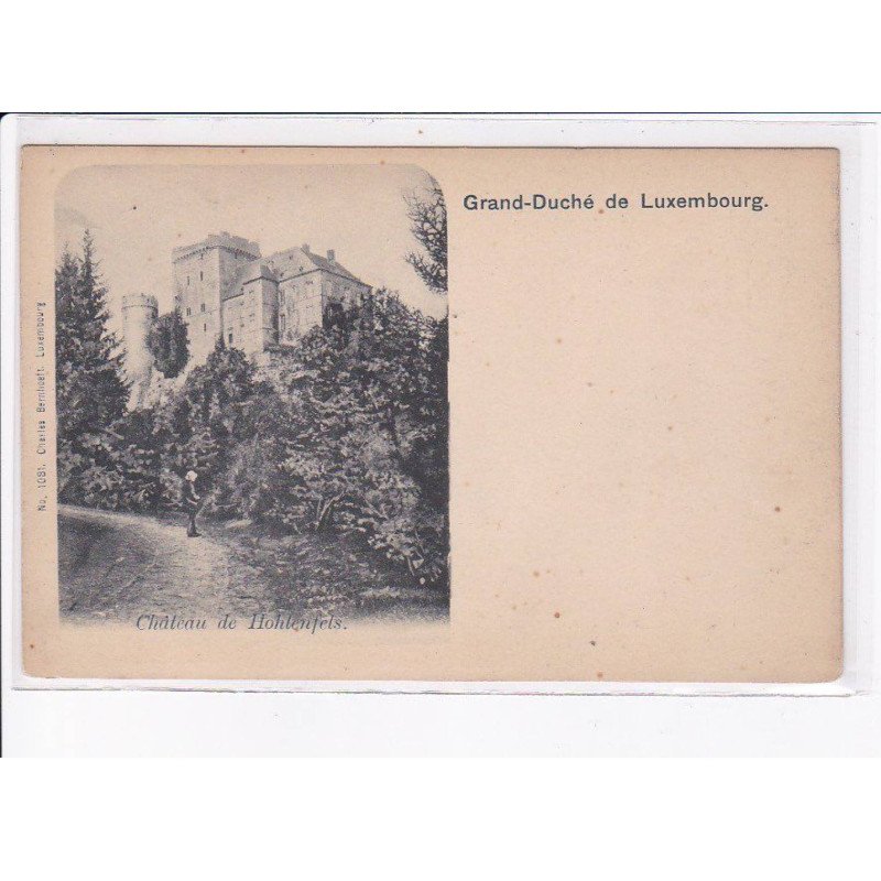 LUXEMBOURG: grand-duché, château de hohlenfels - très bon état