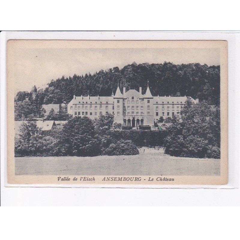 LUXEMBOURG: ansembourg, vallée de l'eisch, le château - très bon état