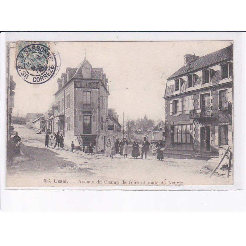 USSEL: avenue du champ de foire et route de neuvic - très bon état
