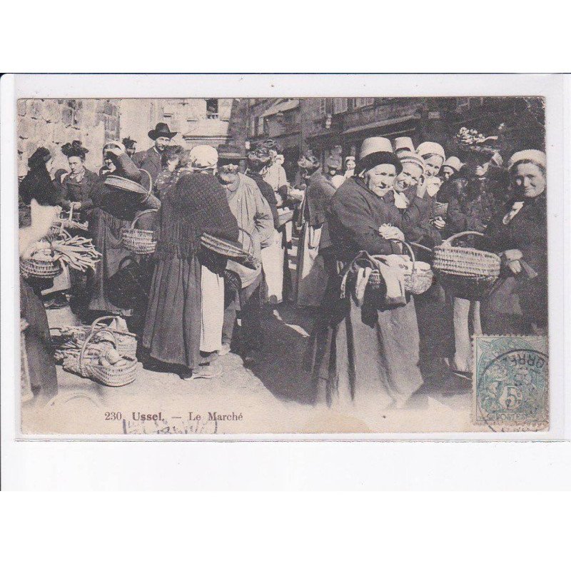 USSEL: le marché - état