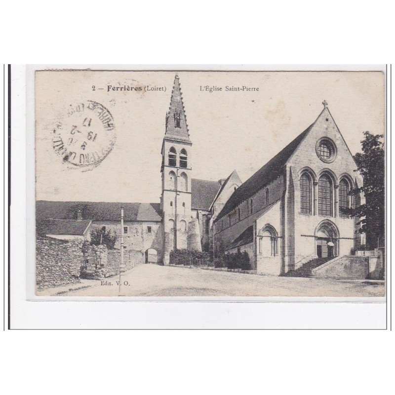 FERRIERES : l'eglise saint-pierre - tres bon etat