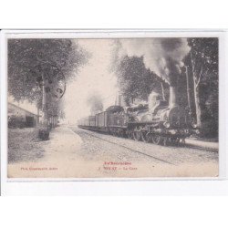 NOLAY: la gare, philatélie - très bon état