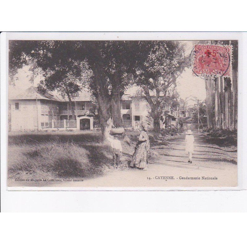 GUYANE: CAYENNE: gendarmerie nationale - très bon état