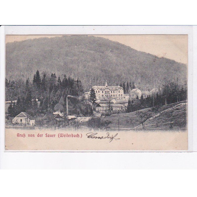 LUXEMBOURG: gruss von der sauer, weilerbach - très bon état