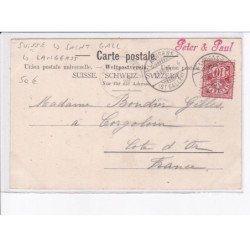 SUISSE: SAINT-GALL: LANGGASS: gruss yon peter und paul - très bon état