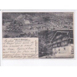 SUISSE: SCHWYZ: MUOTATHAL: vue général, gasthaus - très bon état
