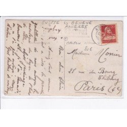 SUISSE: GENEVE: ANIERES: maison - très bon état