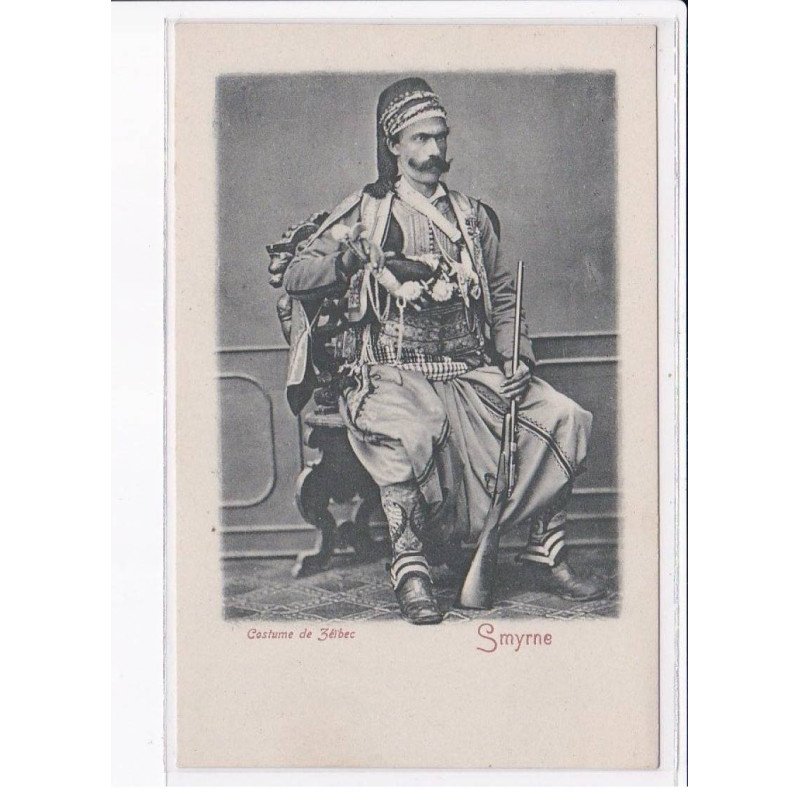 TURQUIE: SMYRNE: costume de zèbre - très bon état