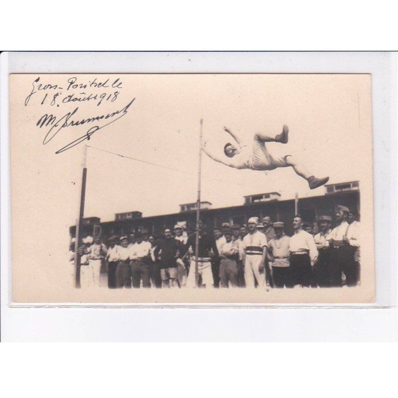 ALLEMAGNE: SAXE: BAUTZEN: sport militaire, saut à la perche - très bon état