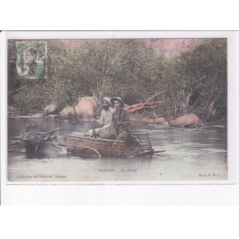 VIETNAM: SAIGON: en chasse - état (décollée)