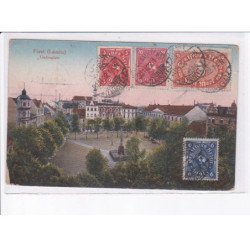 ALLEMAGNE: BRANDEBOURG: FORST: lindenplatz - état