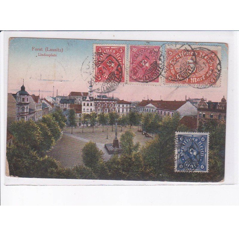 ALLEMAGNE: BRANDEBOURG: FORST: lindenplatz - état