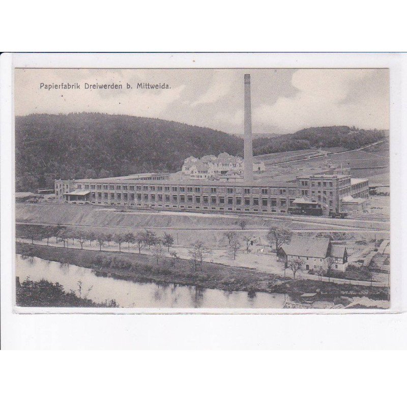 ALLEMAGNE: SAXE: papierfabrik dreiwerden b. mittweida - très bon état