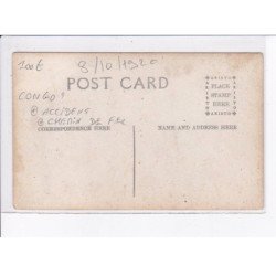 CONGO ? : accident, chemin de fer, train - très bon état