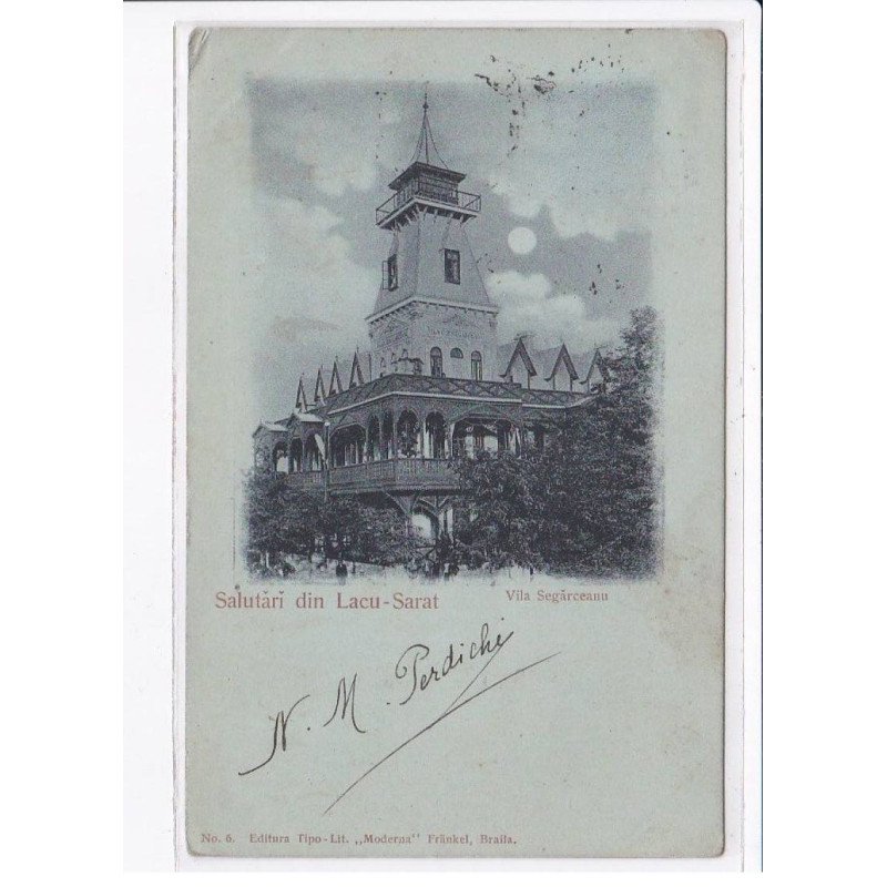 ROUMANIE: salutari din lacu-sarat, vila segarceanu