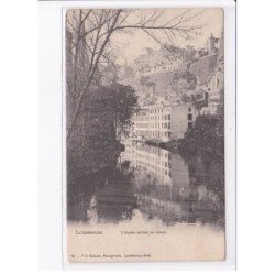 LUXEMBOURG: l'alzette sortant du grund - très bon état