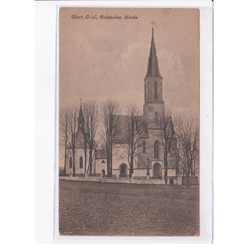 POLOGNE: ujest, brunnchen kirche - état