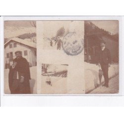 SUISSE: VAUD: LEYSIN: personnage en hiver - très bon état