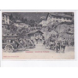 SUISSE: URI: GOESCHENEN: ankunft der furkapost - très bon état