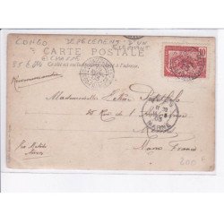 CONGO: depecement d'un éléphant, chasse - état