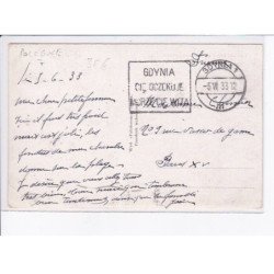 POLOGNE: GDYNIA: widok na wzburzone morze - très bon état