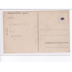 ITALIE: TRENTITNO-ALTO ADIGE: gare, train, chemin de fer - très bon état