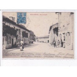 BOULIGNEUX: rue principale - état