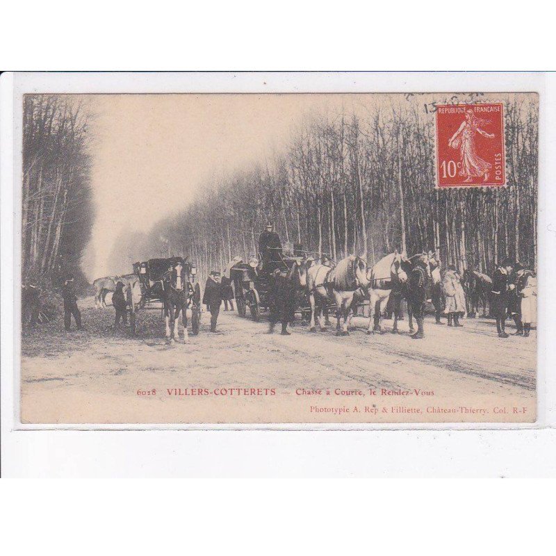 VILLERS-COTTERETS: chasse à courre, le rendez-vous - très bon état