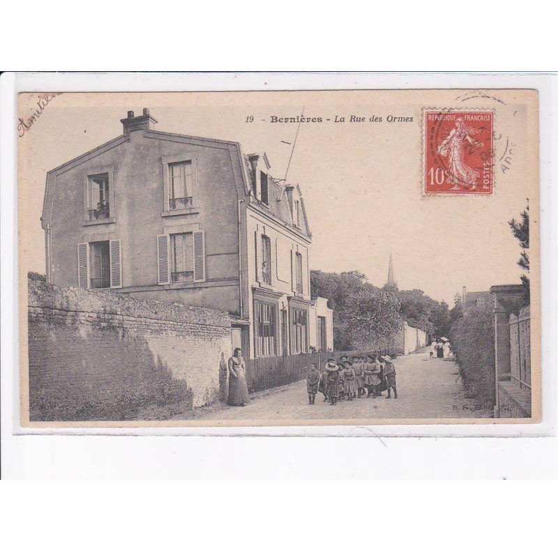 BERNIERES: la rue des ormes - très bon état